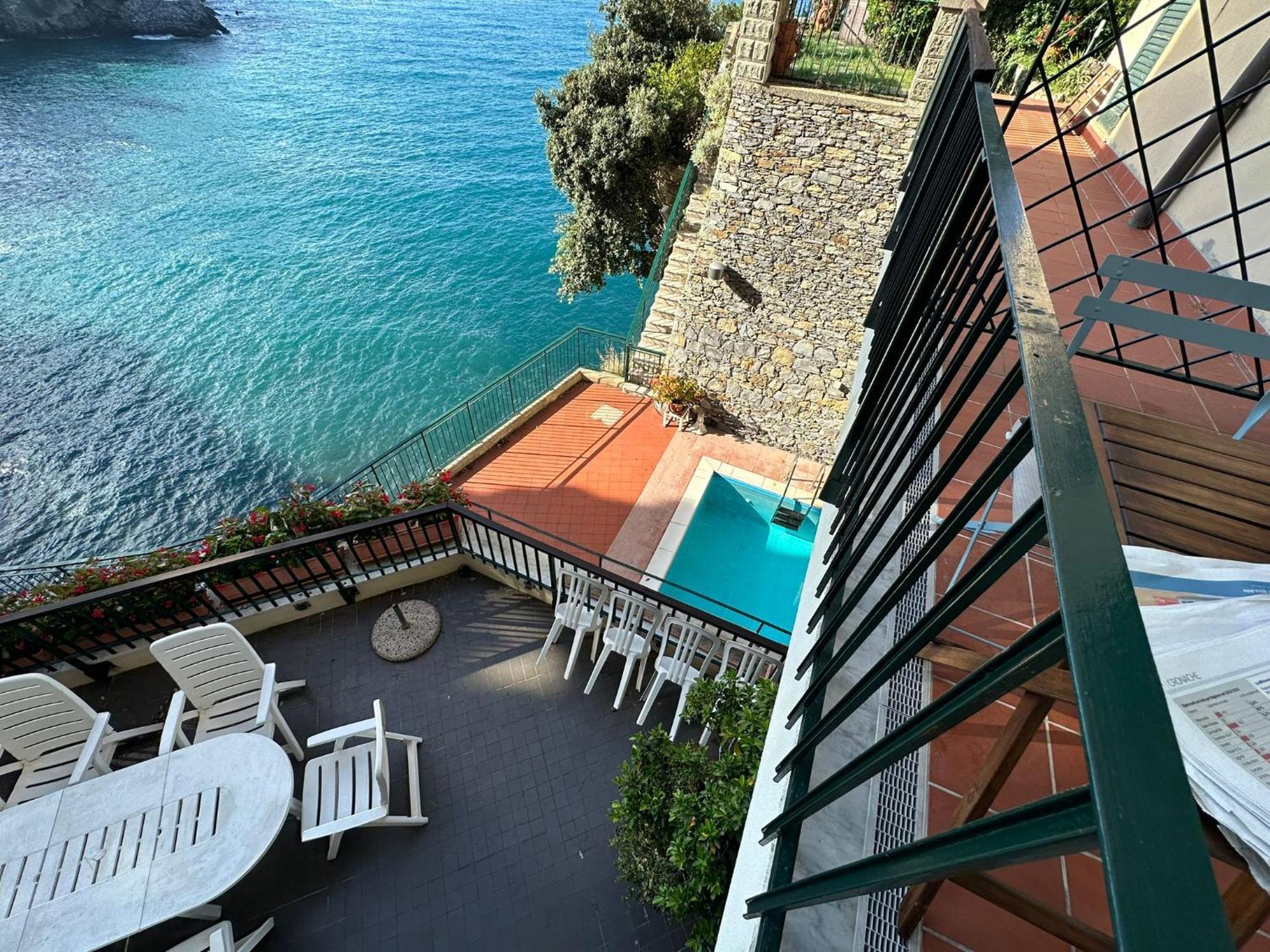 Pieve Ligure A Picco Sul Mare Con Piscina Villa Regina 외부 사진